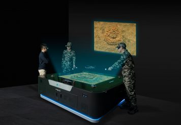 基于北斗物联网的陆战场态势获取分发与数字沙盘全息投影系统